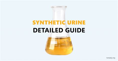 how to detect synthetic urine